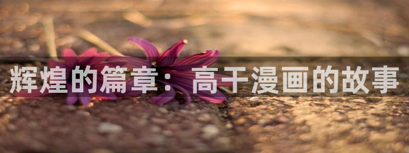 羞汗汗漫画：辉煌的篇章：高干漫画的故事